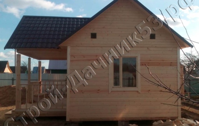 2 Брусовой дом ОД-2, 6×4, 32 м², Тверская область, Город Кимры (2)